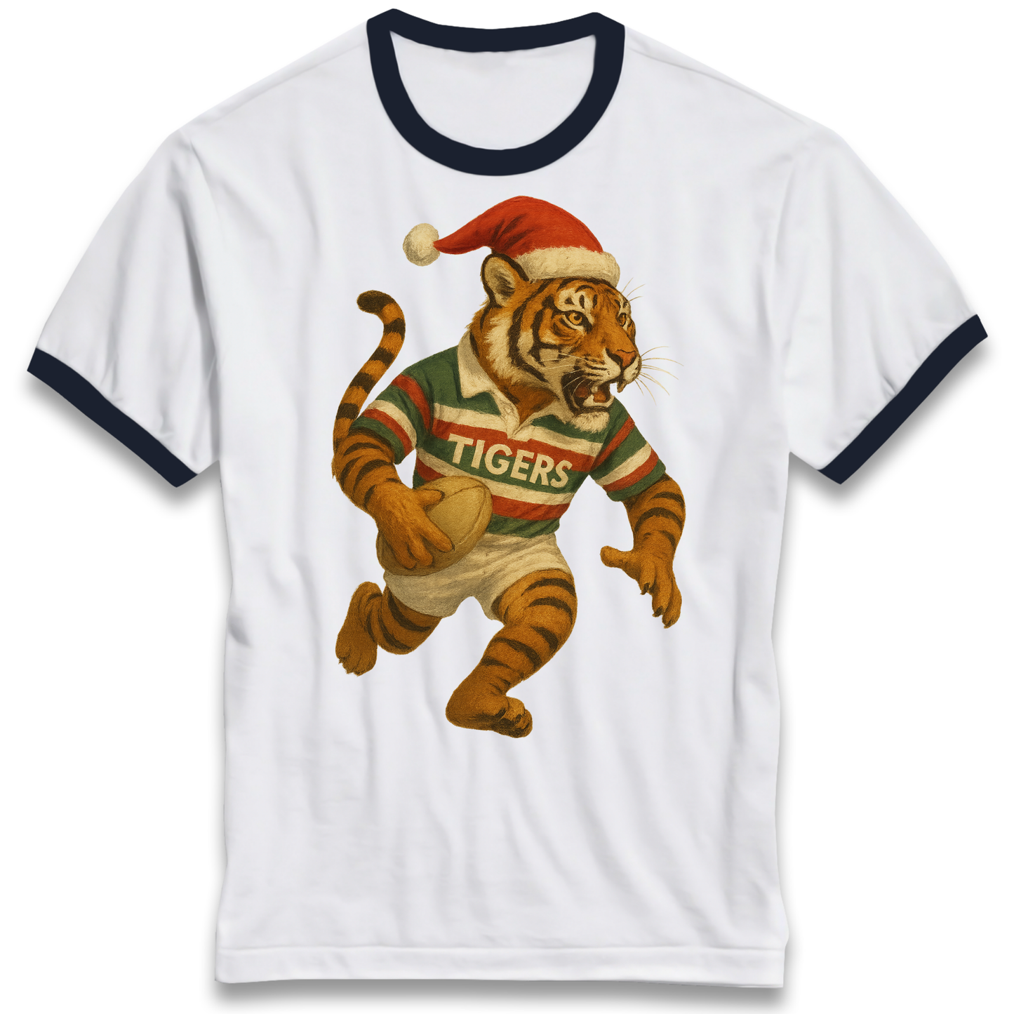 Leicester Tigers Ringer T Shirt