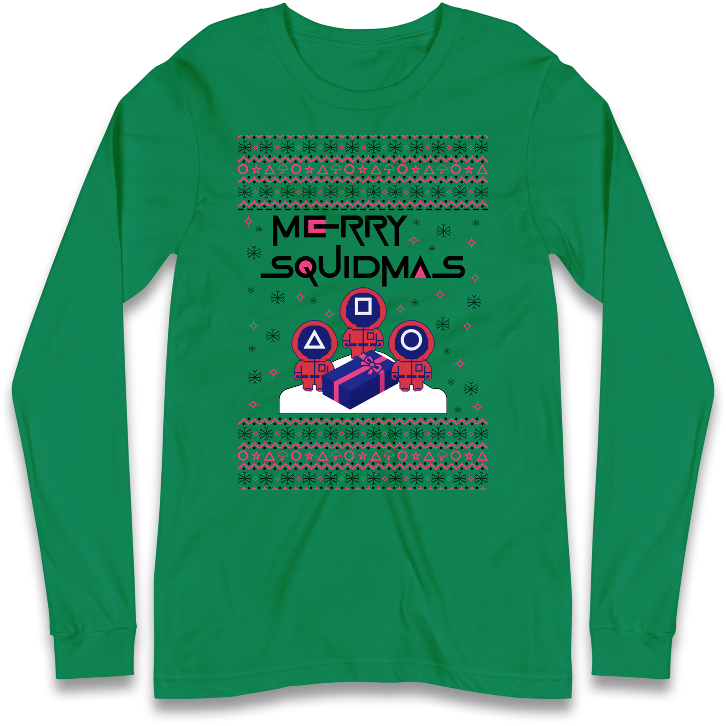 Squid Games Christmas Longsleeve T Shirt