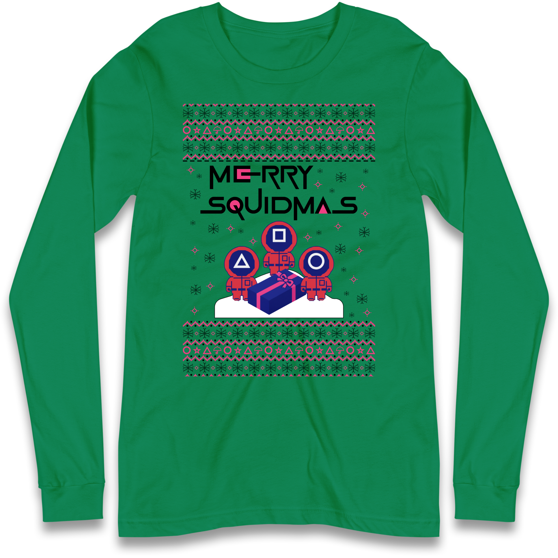 Squid Games Christmas Longsleeve T Shirt