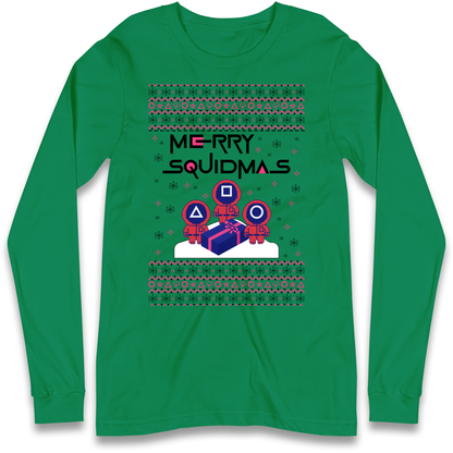 Squid Games Christmas Longsleeve T Shirt