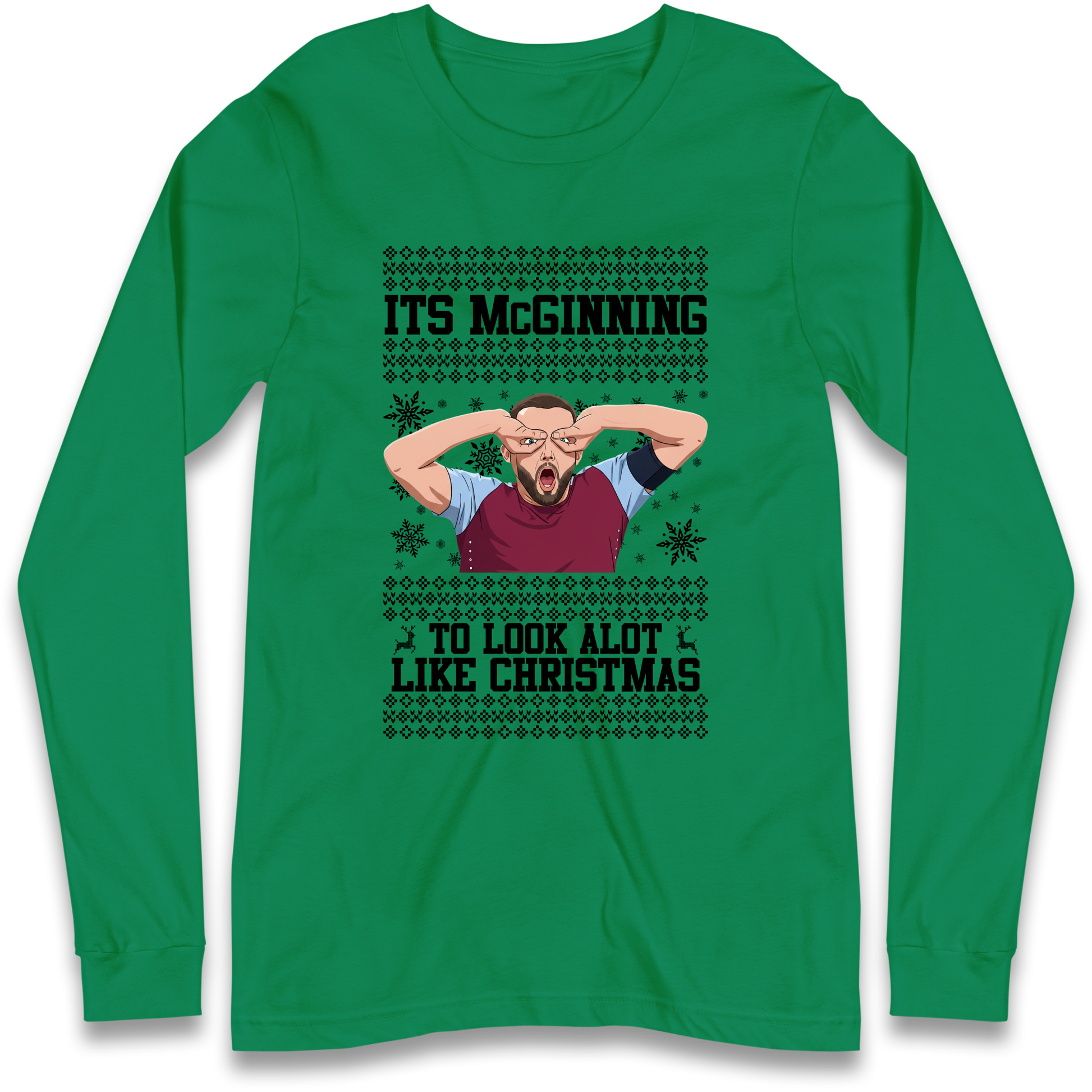 John McGinn Christmas Longsleeve T Shirt