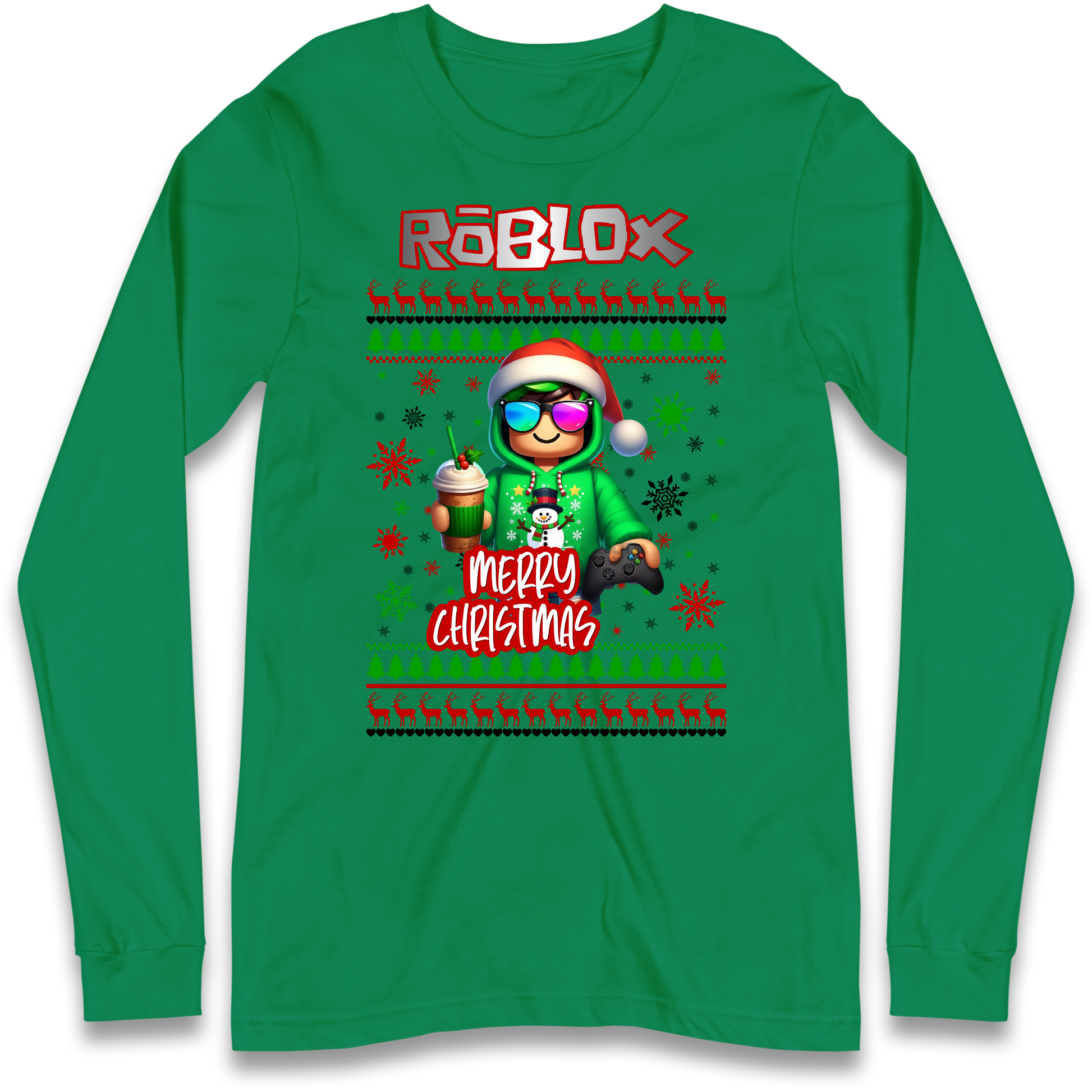Roblox Merry Christmas Longsleeve T Shirt