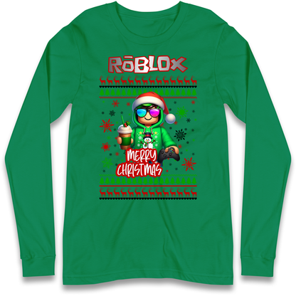 Roblox Merry Christmas Longsleeve T Shirt