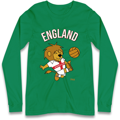 England World Cup Willie 1966 Football Longsleeve