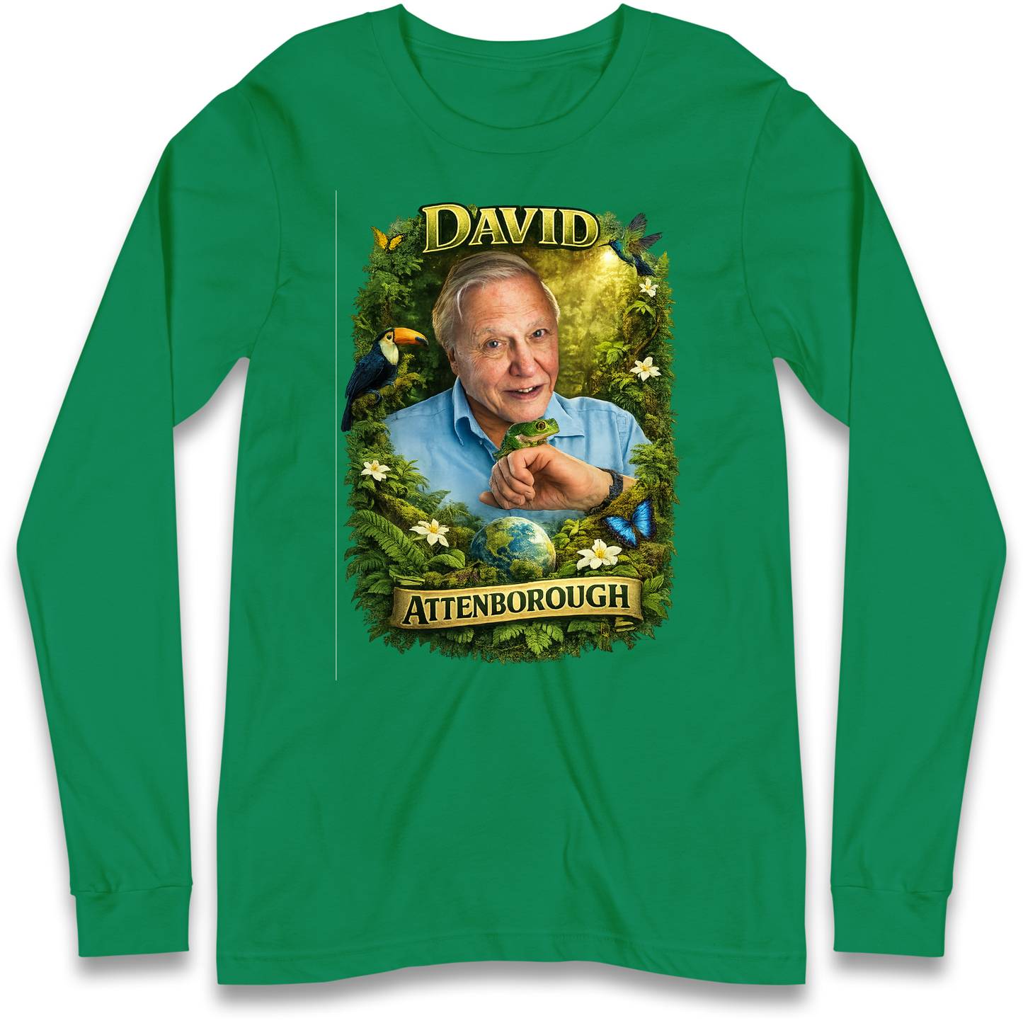 David Attenborough Longsleeve T Shirt