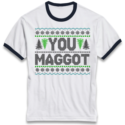 Christmas jumper Ringer T Shirt
