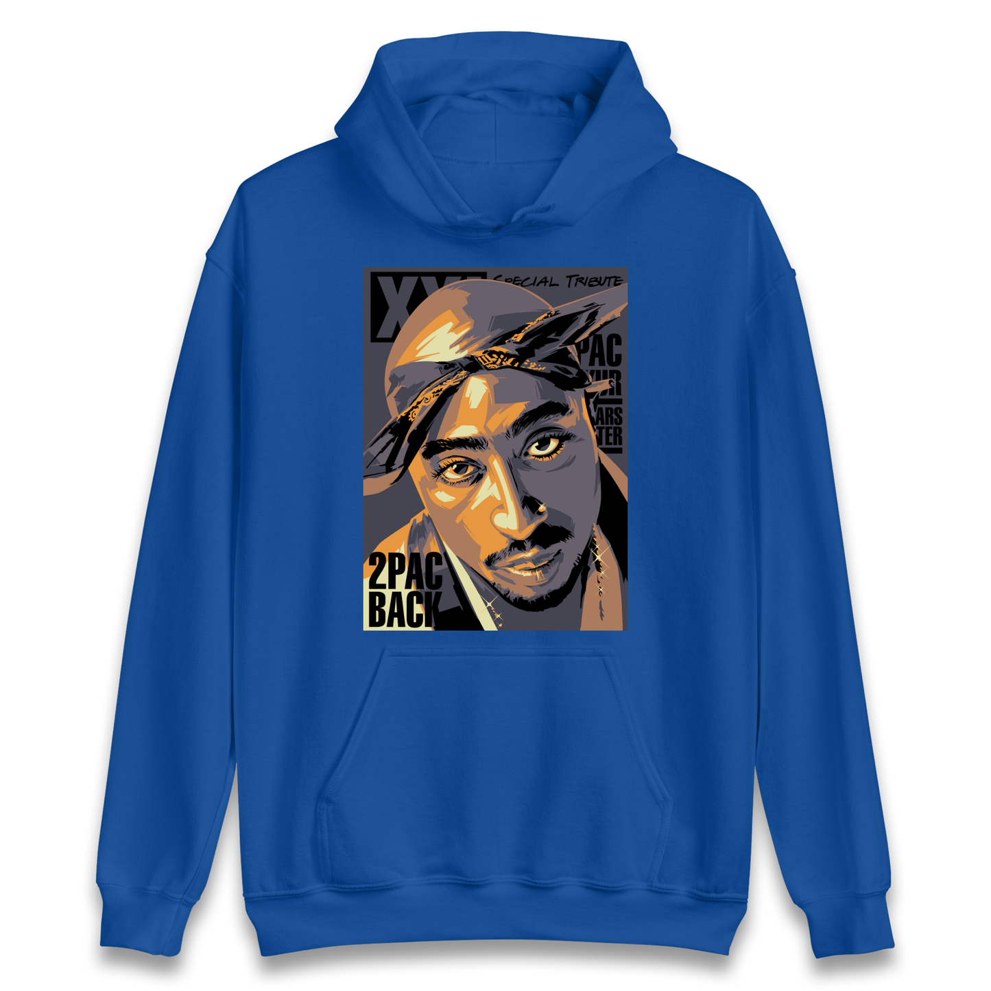 2 Pac Back Hoodie