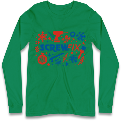 Screwfix Christmas Longsleeve T Shirt