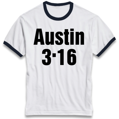 Austin 3 16 Ringer T Shirt