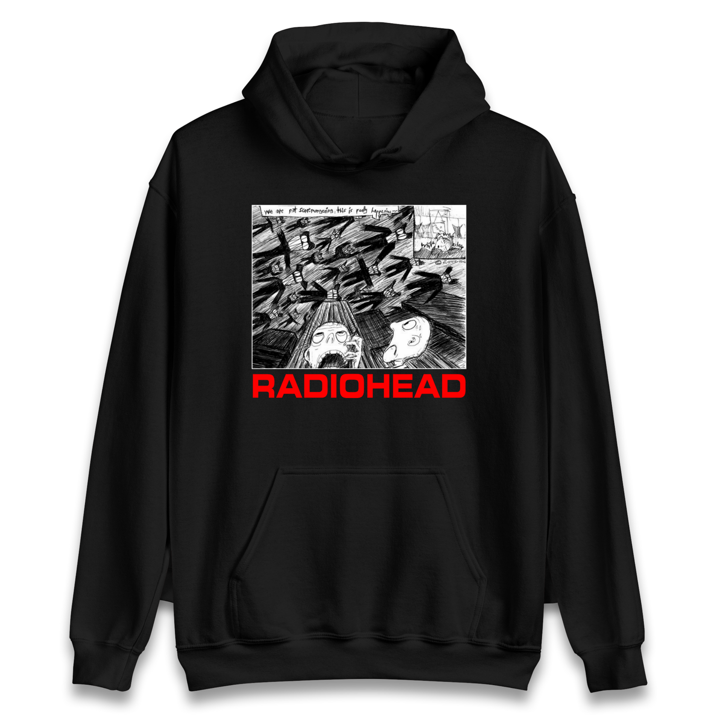 Radiohead We Are Not Screaming Hoodie