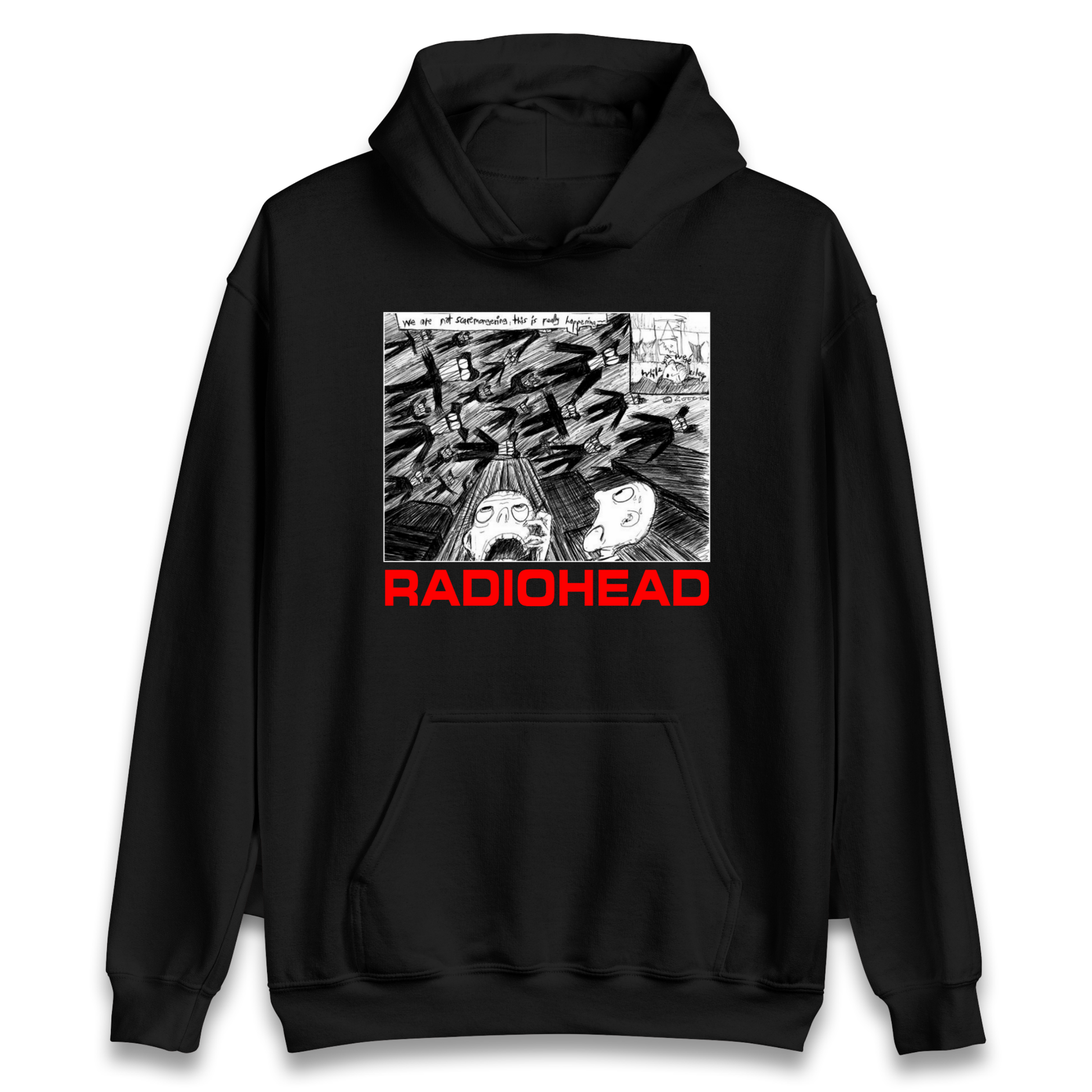 Radiohead We Are Not Screaming Hoodie