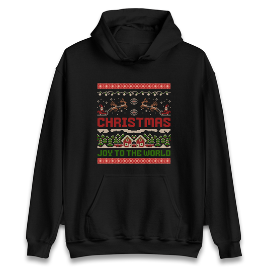 Christmas Joy to the World Christmas Hoodie