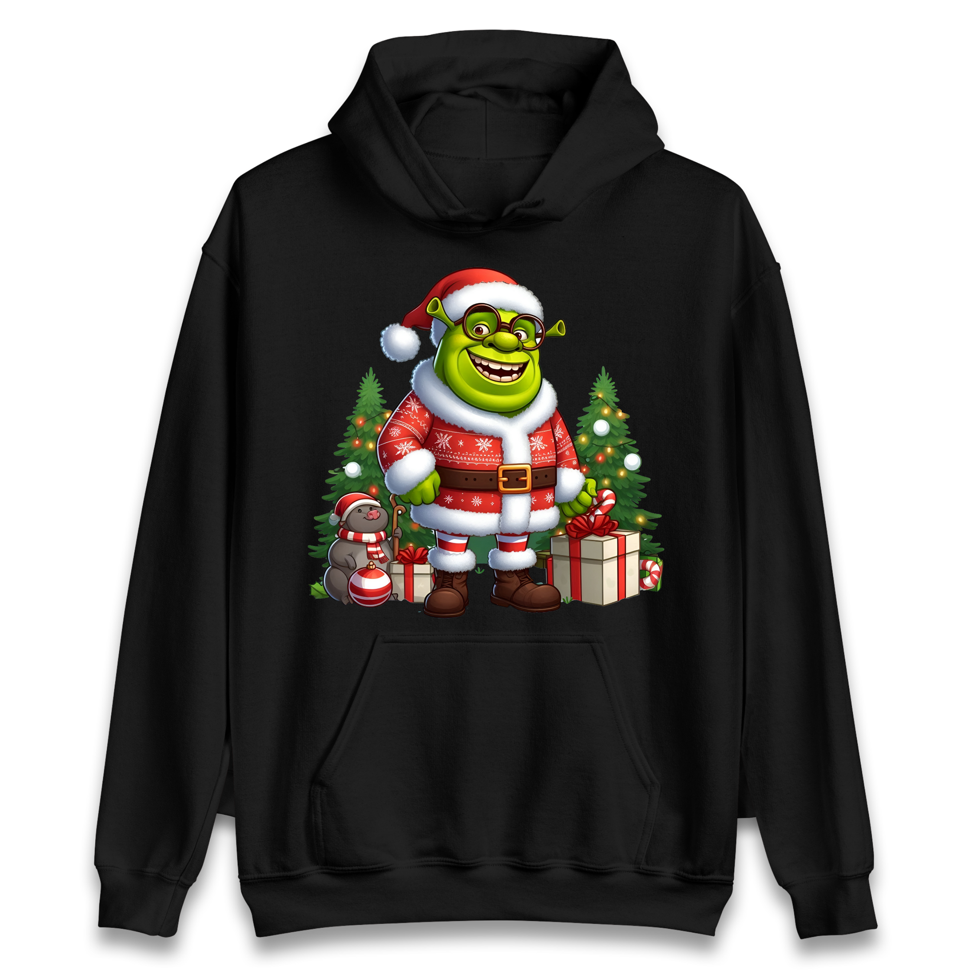 Shrek Santa Claus Presents Hoodie