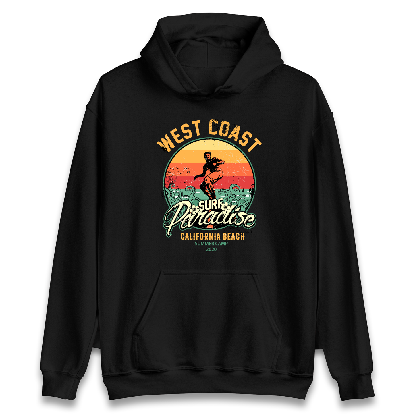 West Coast Surf Paradise Hoodie