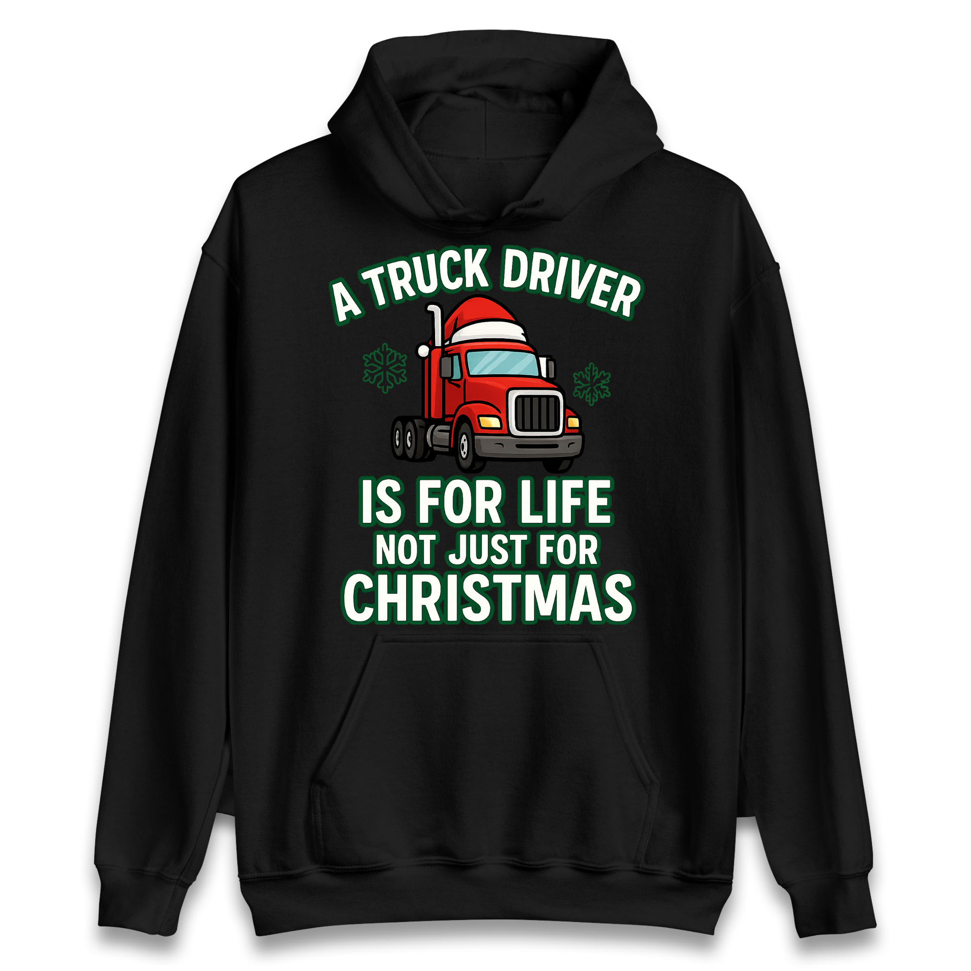 Truck Driver Christmas Hoodie