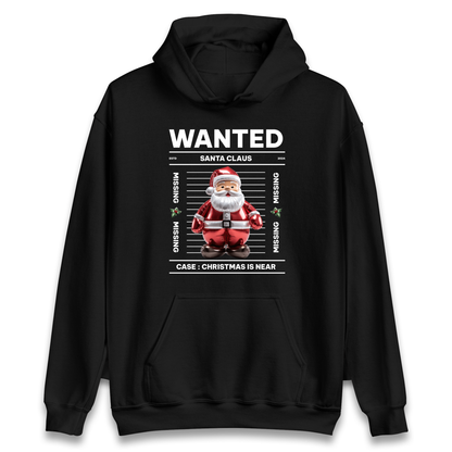 Wanted Santa Claus Christmas Hoodie