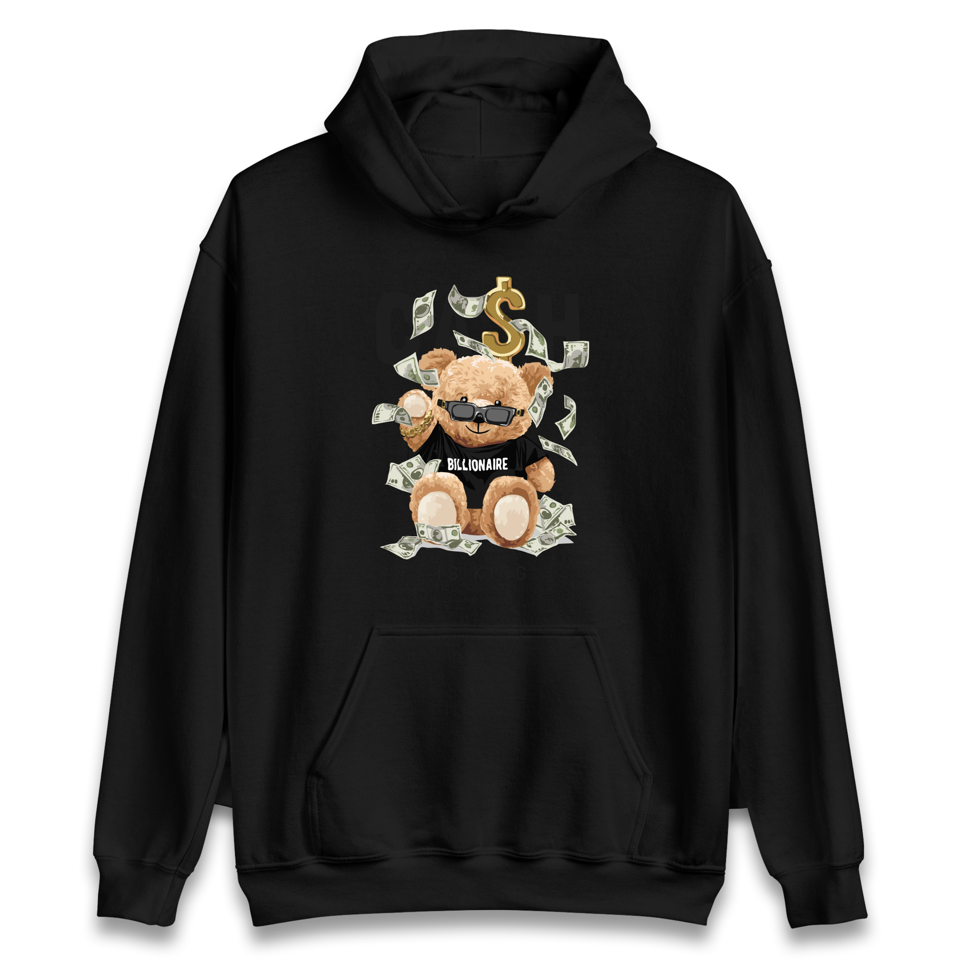 Teddy Bear Billionaire Streetwear Hoodie