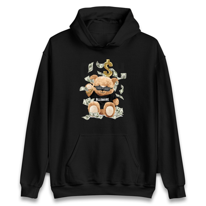 Teddy Bear Billionaire Streetwear Hoodie