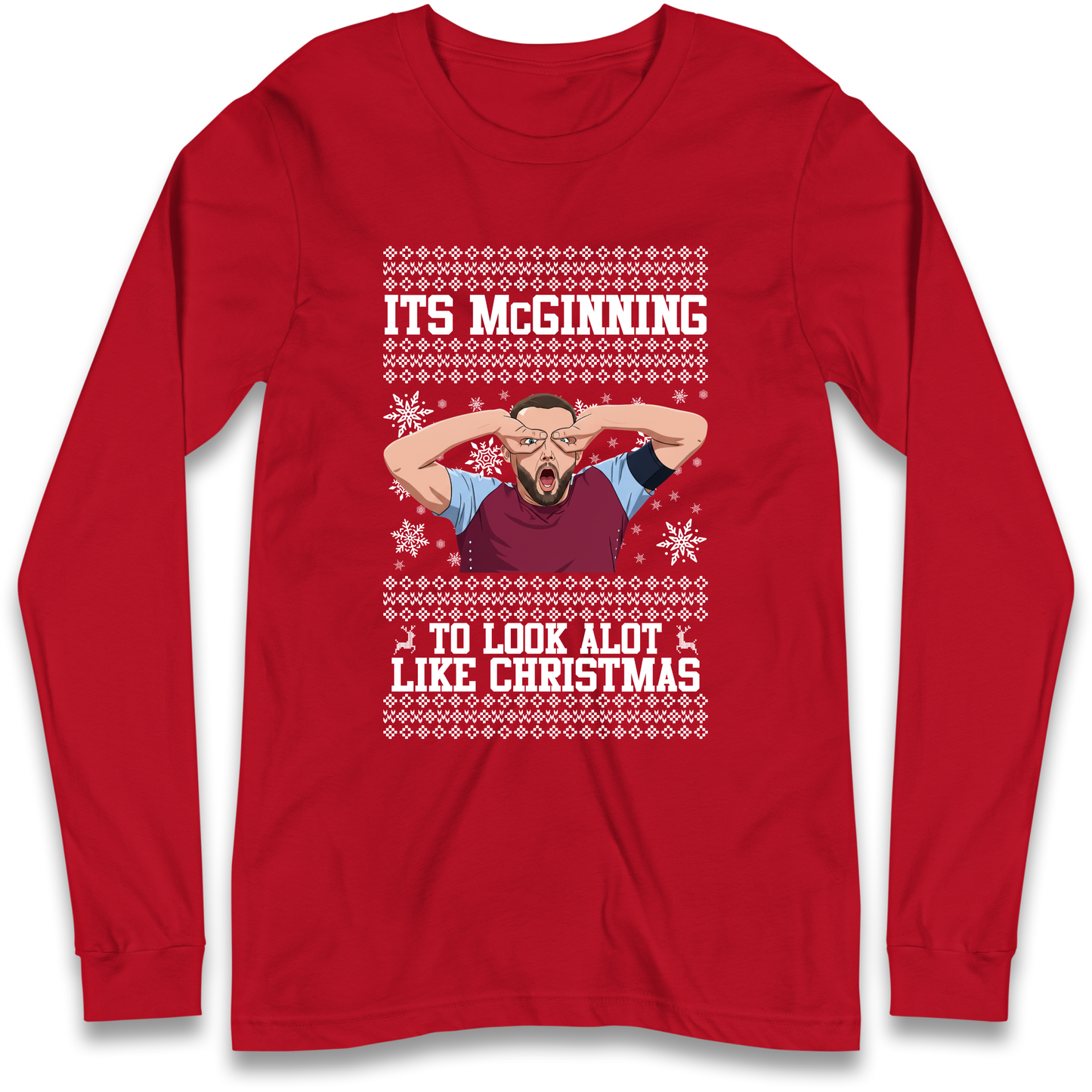 John McGinn Christmas Longsleeve T Shirt