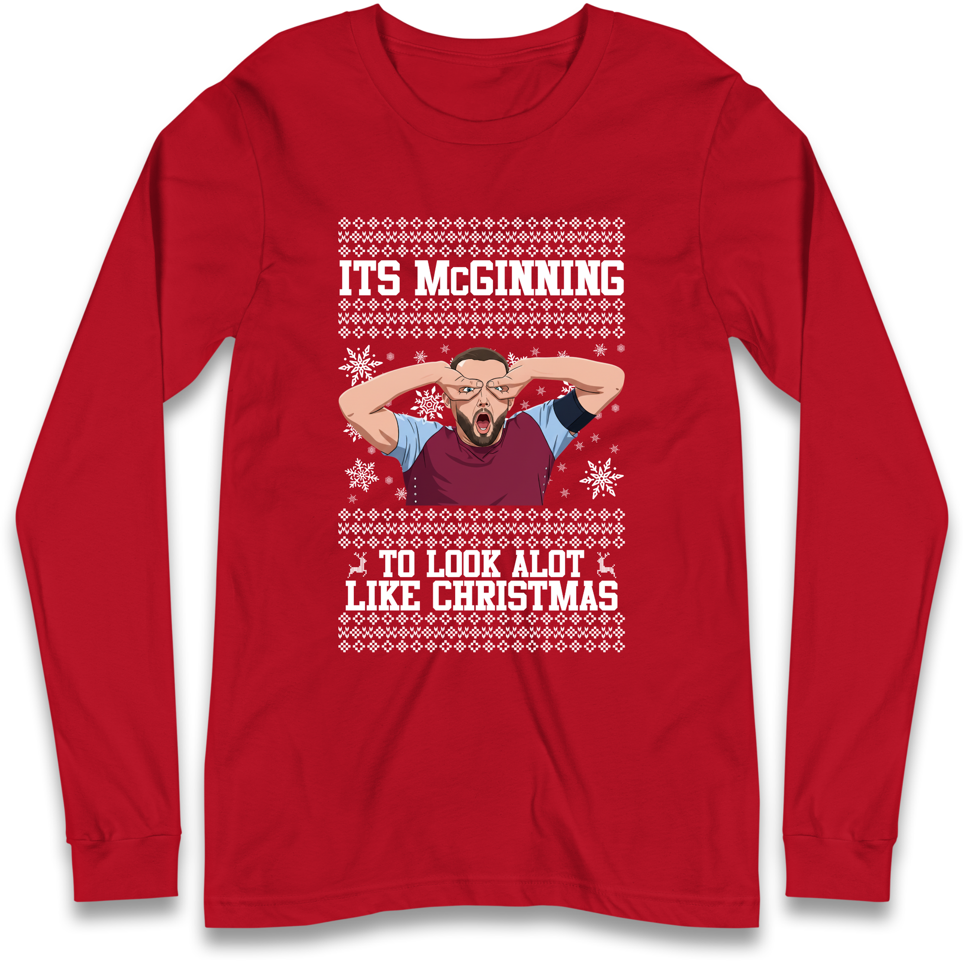 John McGinn Christmas Longsleeve T Shirt