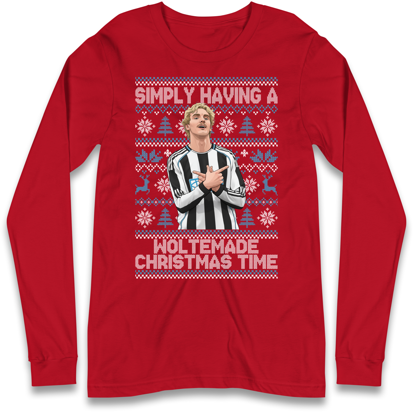 Newcastle united Christmas Longsleeve T Shirt
