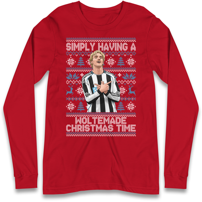 Newcastle united Christmas Longsleeve T Shirt