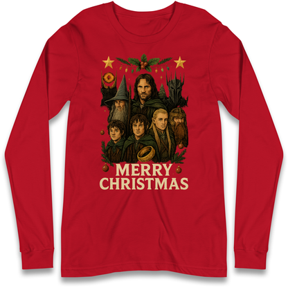 Lord of The Rings Christmas Longsleeve T Shirt