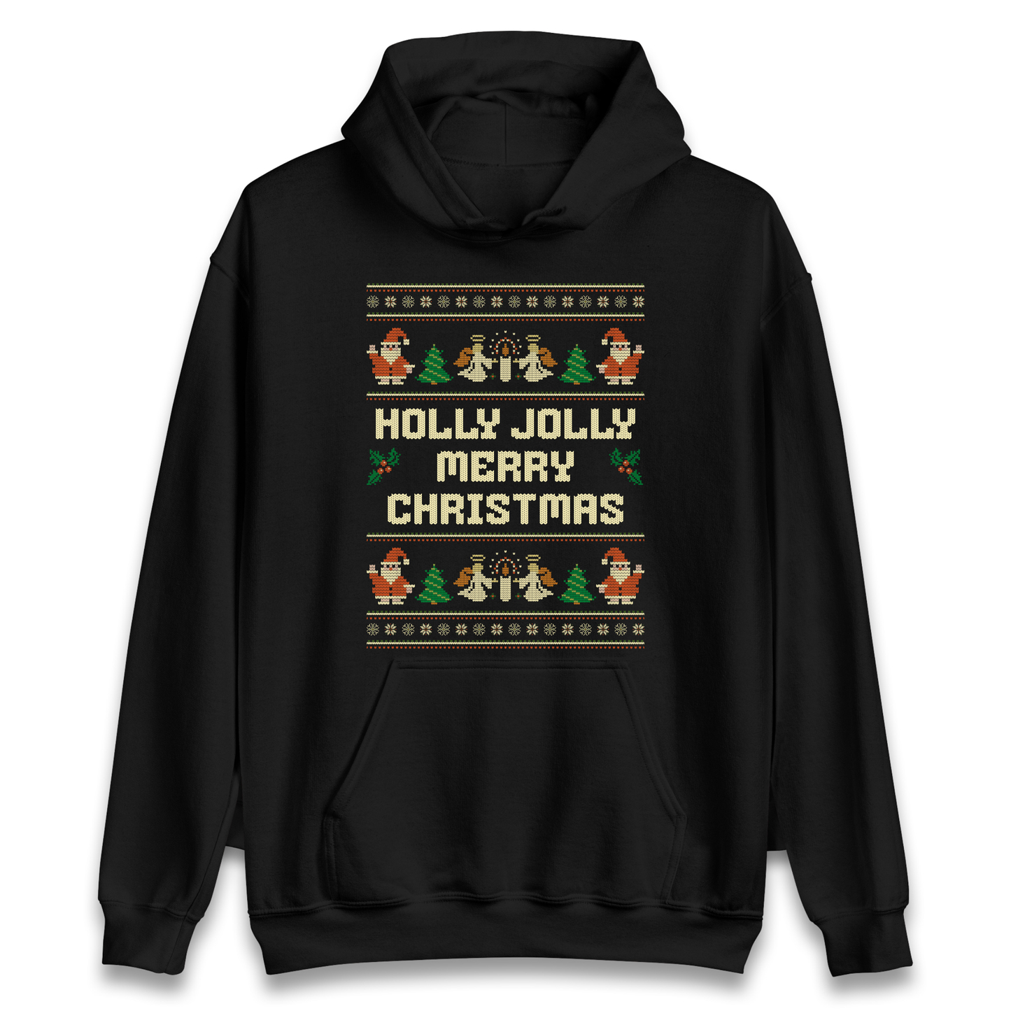 Holly Jolly Merry Christmas Hoodie
