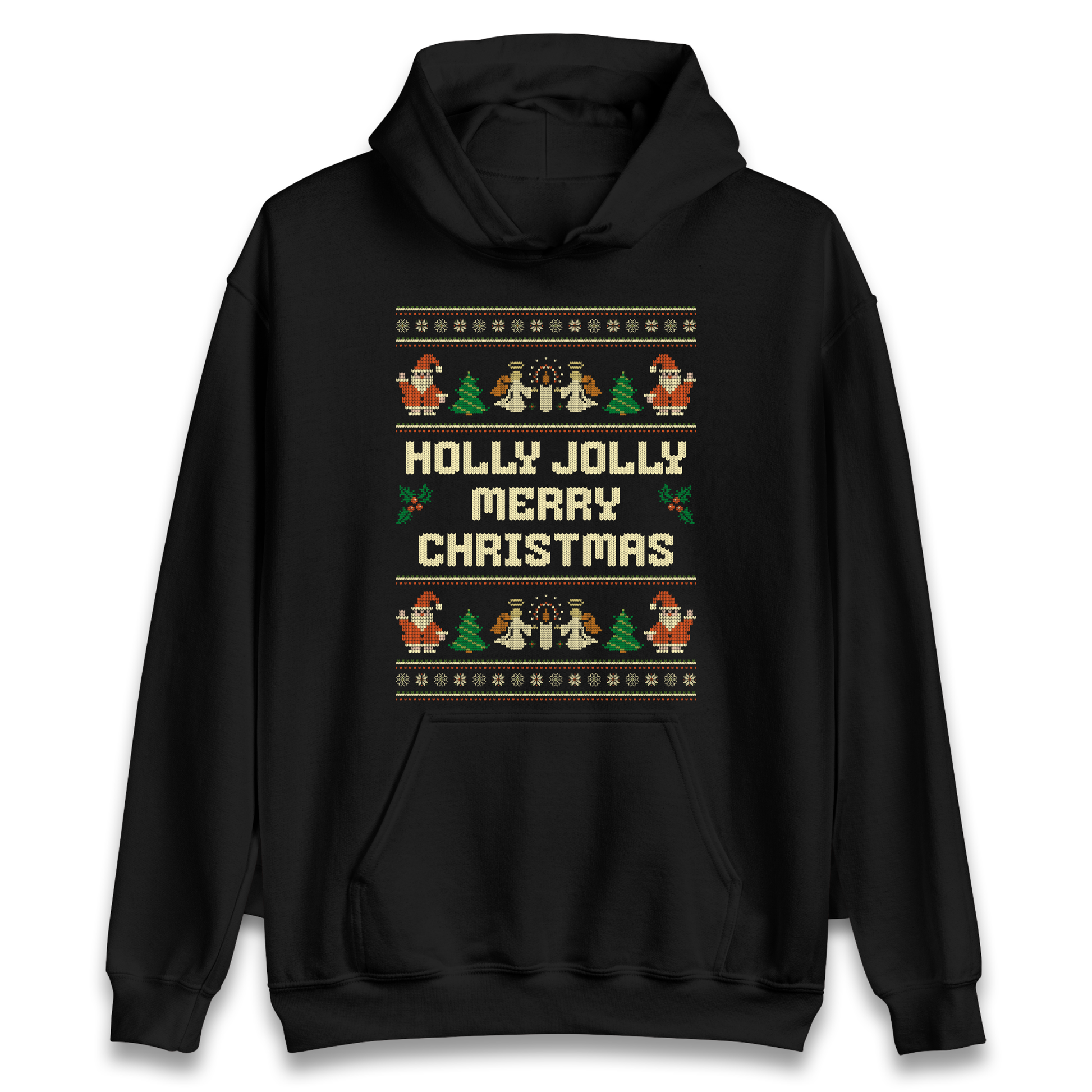 Holly Jolly Merry Christmas Hoodie