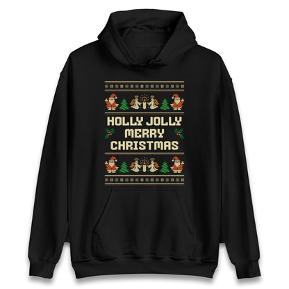 Holly Jolly Merry Christmas Hoodie