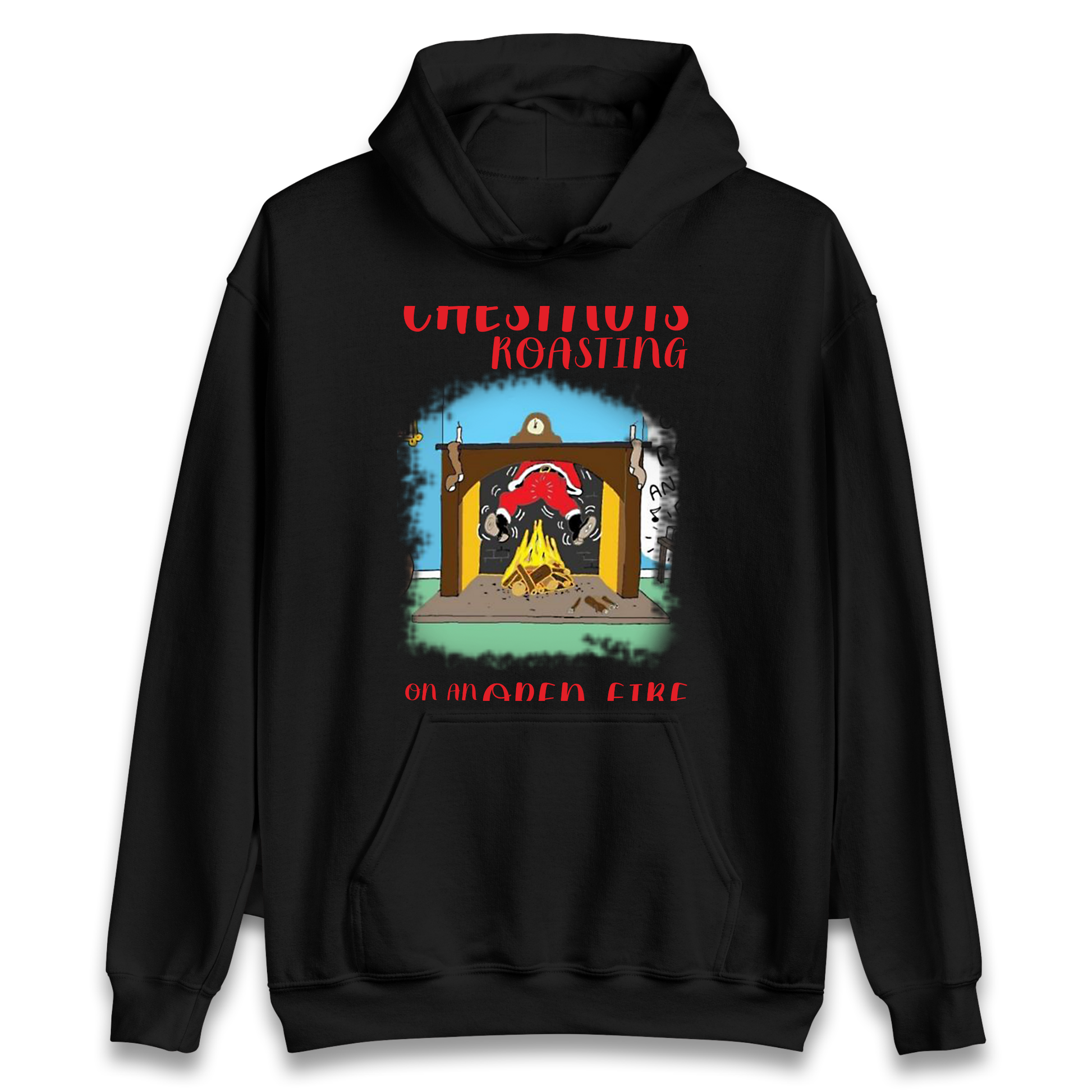 Chestnuts Roasting On An Open Fire Christmas Hoodie