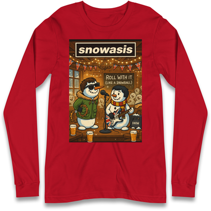 Snowasis Roll Christmas Longsleeve T Shirt