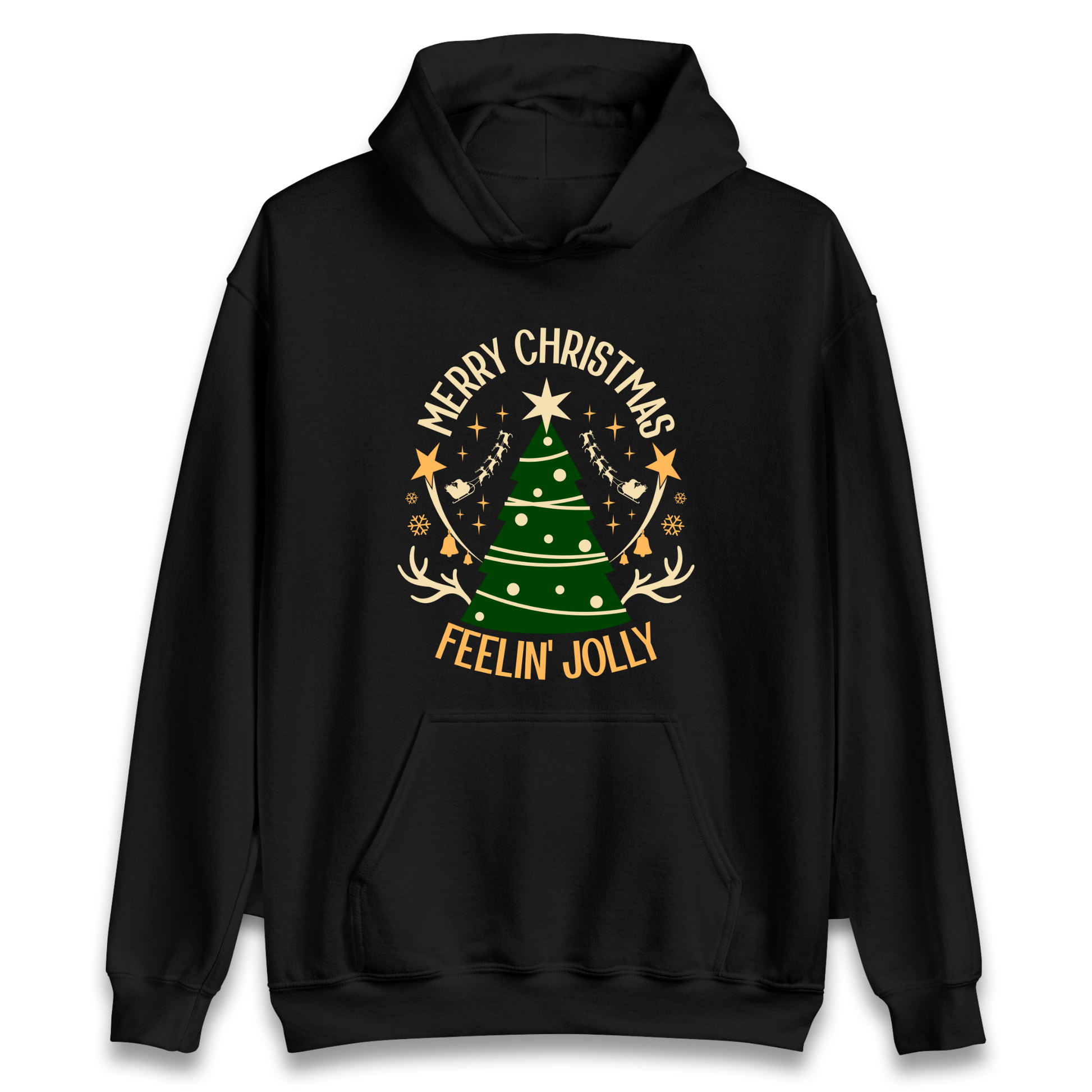 Merry Christmas Feeling Jolly Christmas Hoodie