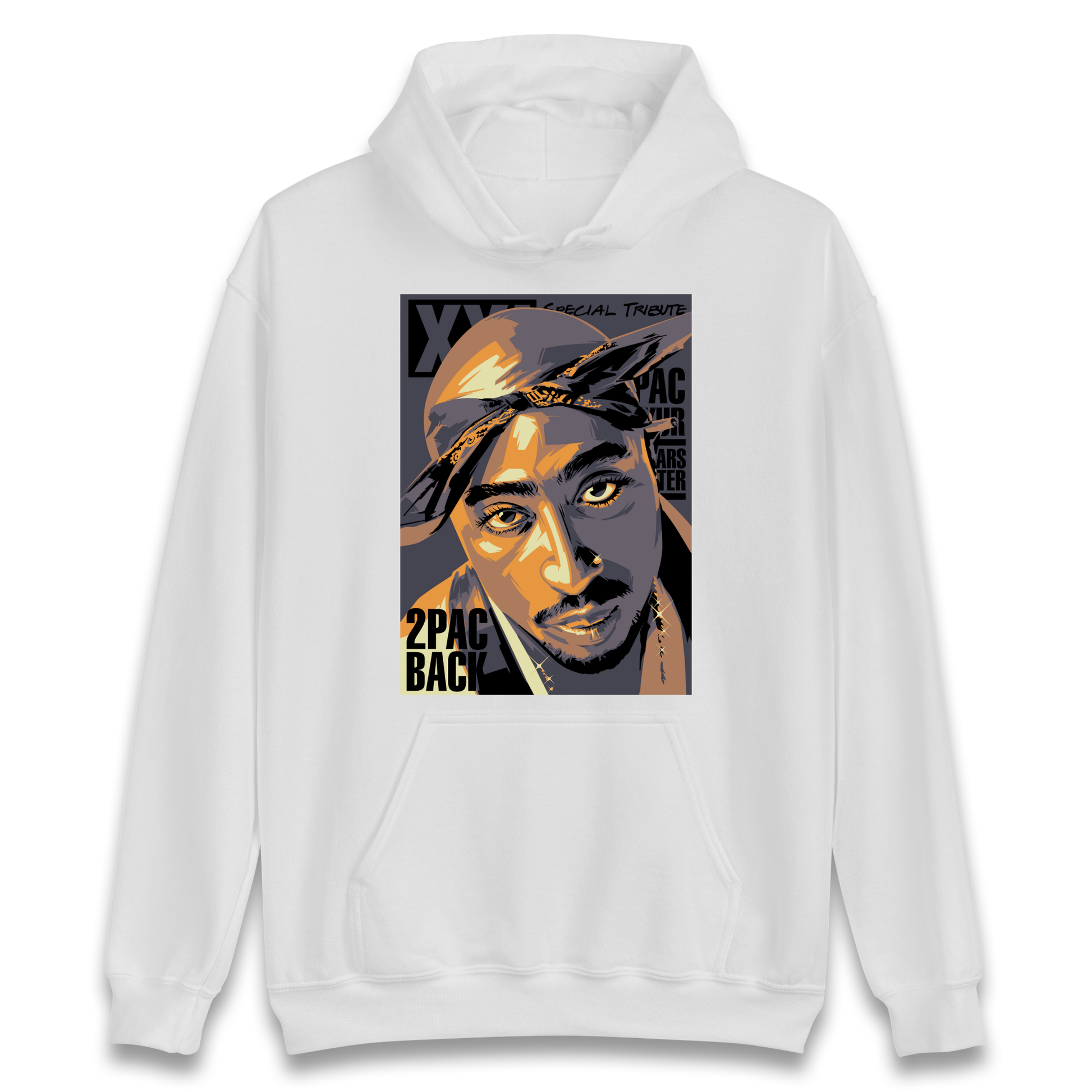 2 Pac Back Hoodie