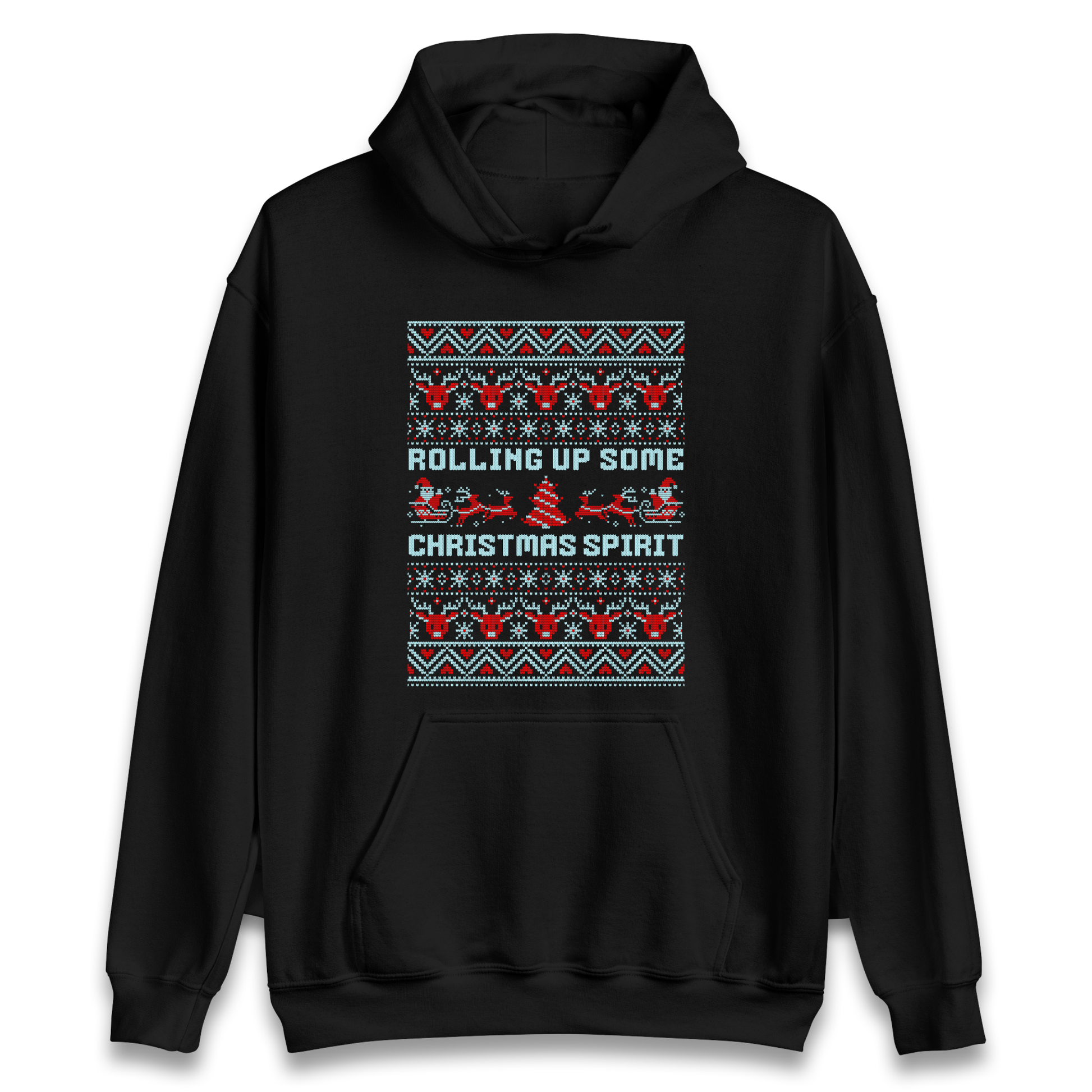Rolling up Some Christmas Spirit Hoodie