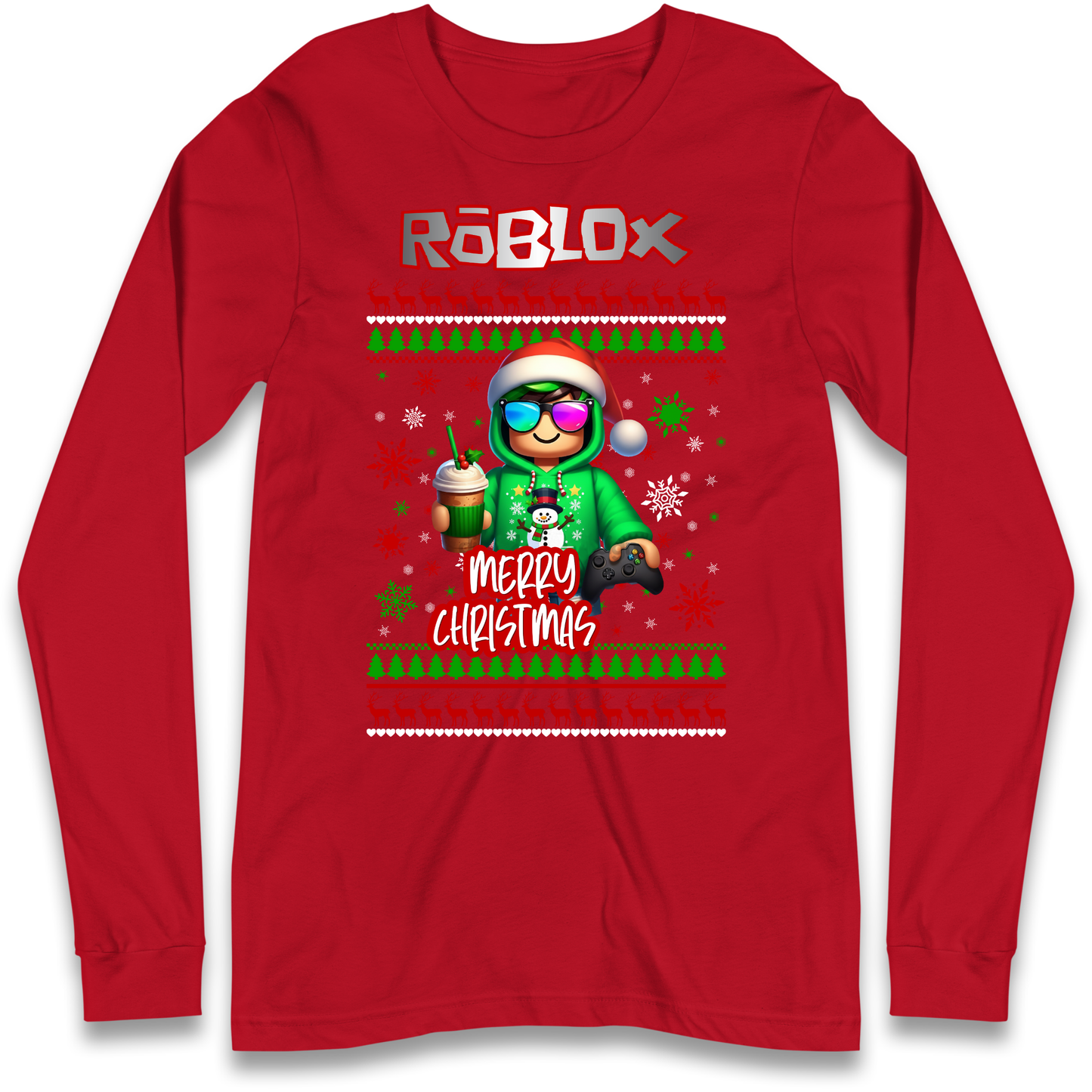 Roblox Merry Christmas Longsleeve T Shirt