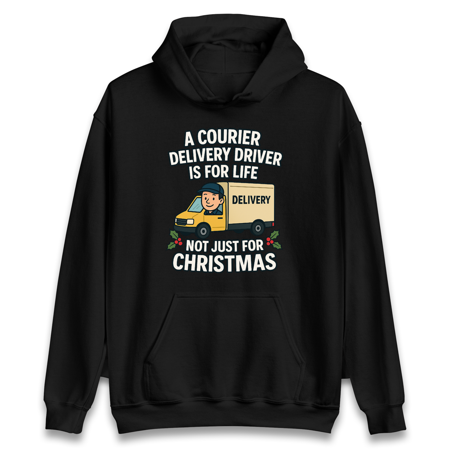 Courier Delivery Driver Christmas Hoodie
