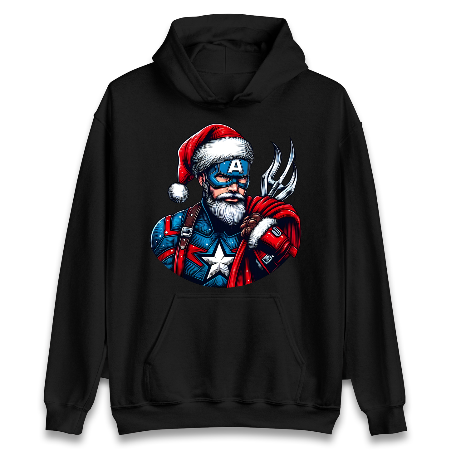 Captain America Santa Hoodie