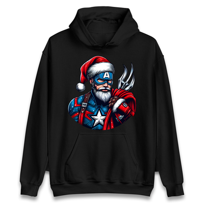 Captain America Santa Hoodie