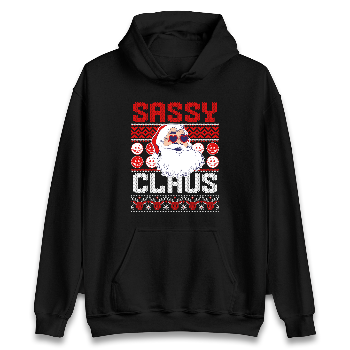 Sassy Claus Santa Christmas Hoodie