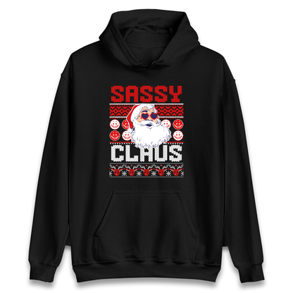 Sassy Claus Santa Christmas Hoodie