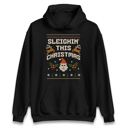 Sleighin This Christmas Christmas Hoodie