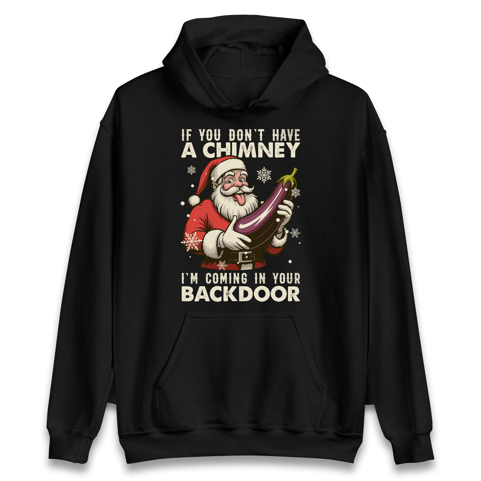 Santa Back Door Hoodie