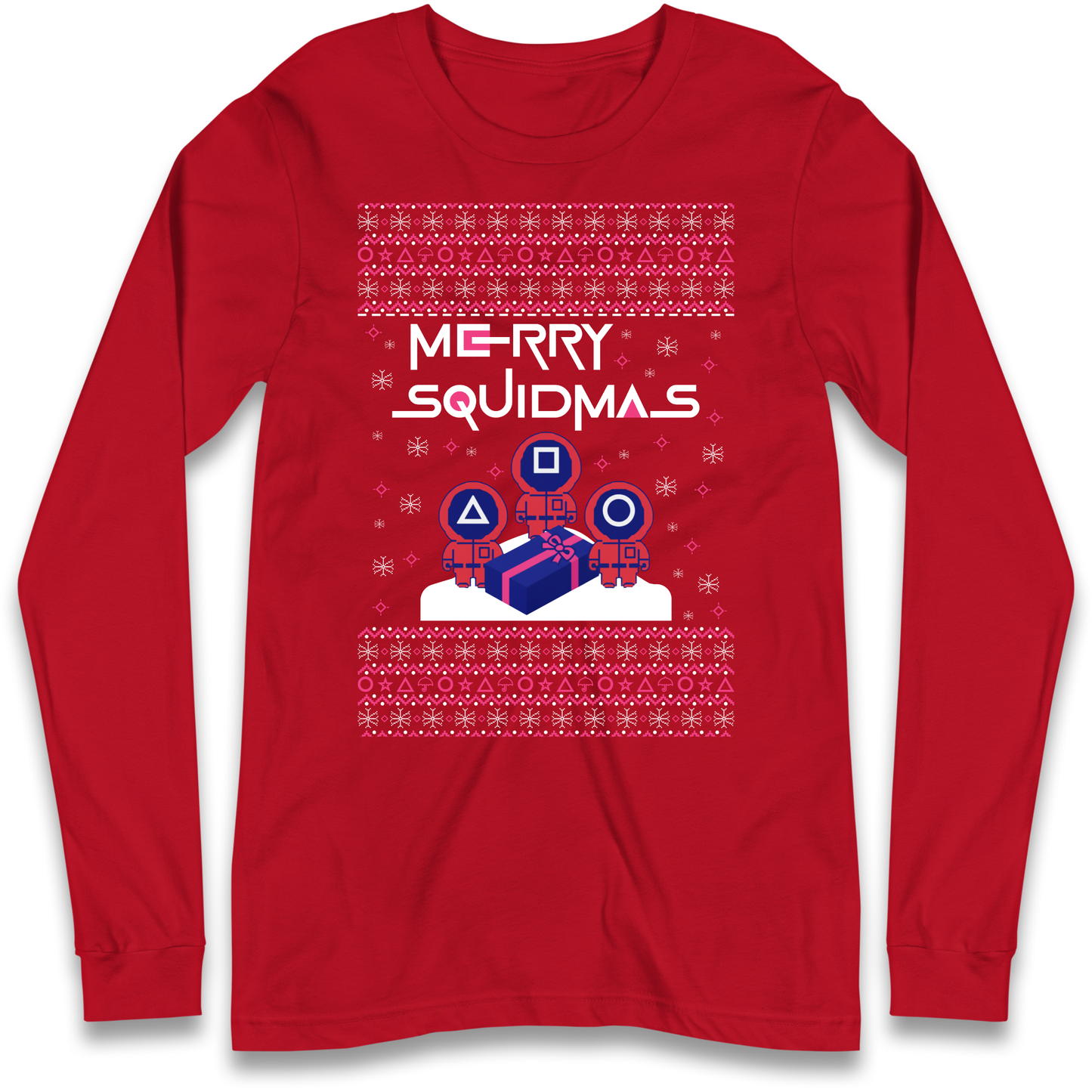 Squid Games Christmas Longsleeve T Shirt