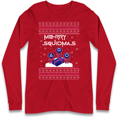 Squid Games Christmas Longsleeve T Shirt