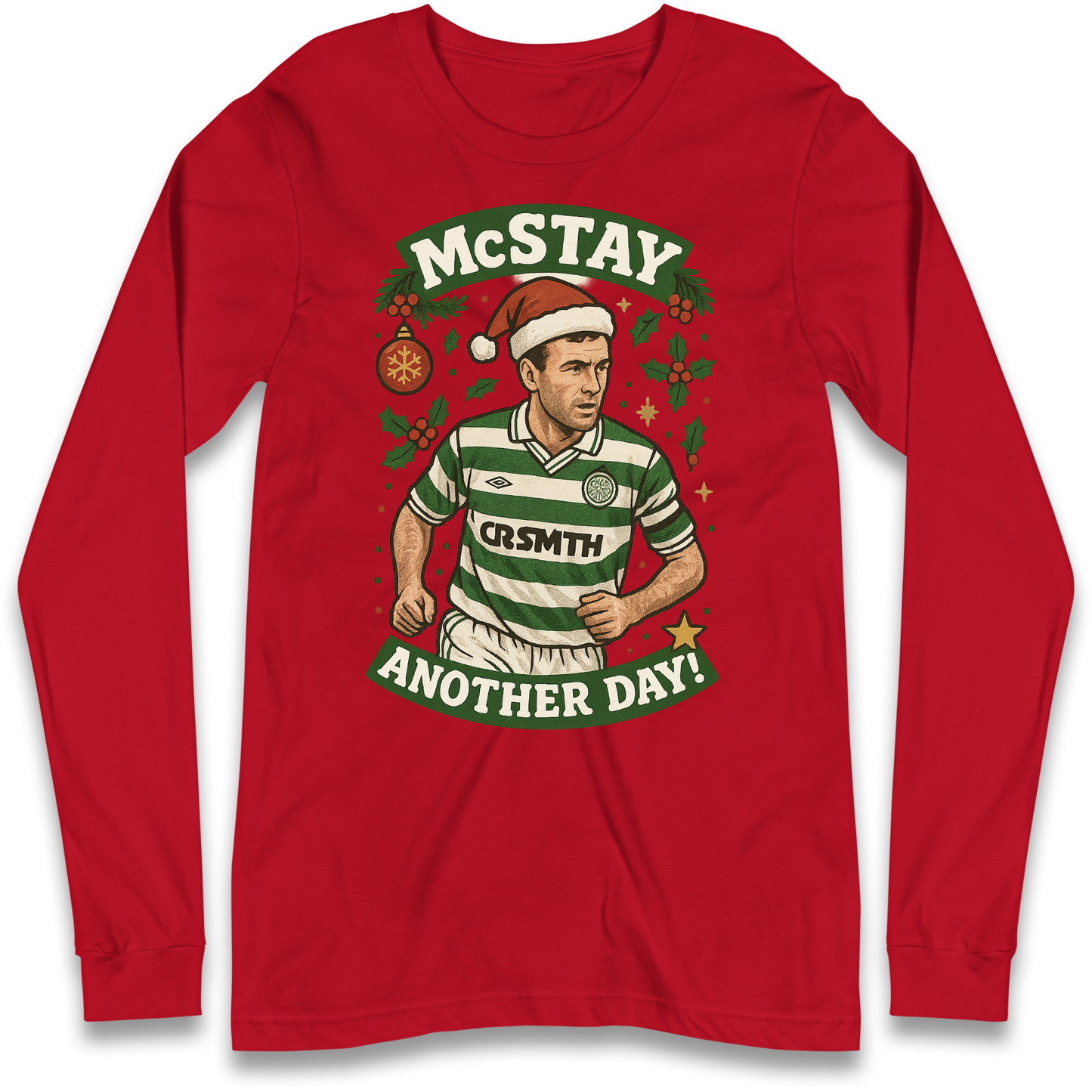 Paul McStay Celtic Christmas Longsleeve T Shirt