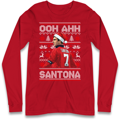 M'nchester United Christmas Longsleeve T Shirt