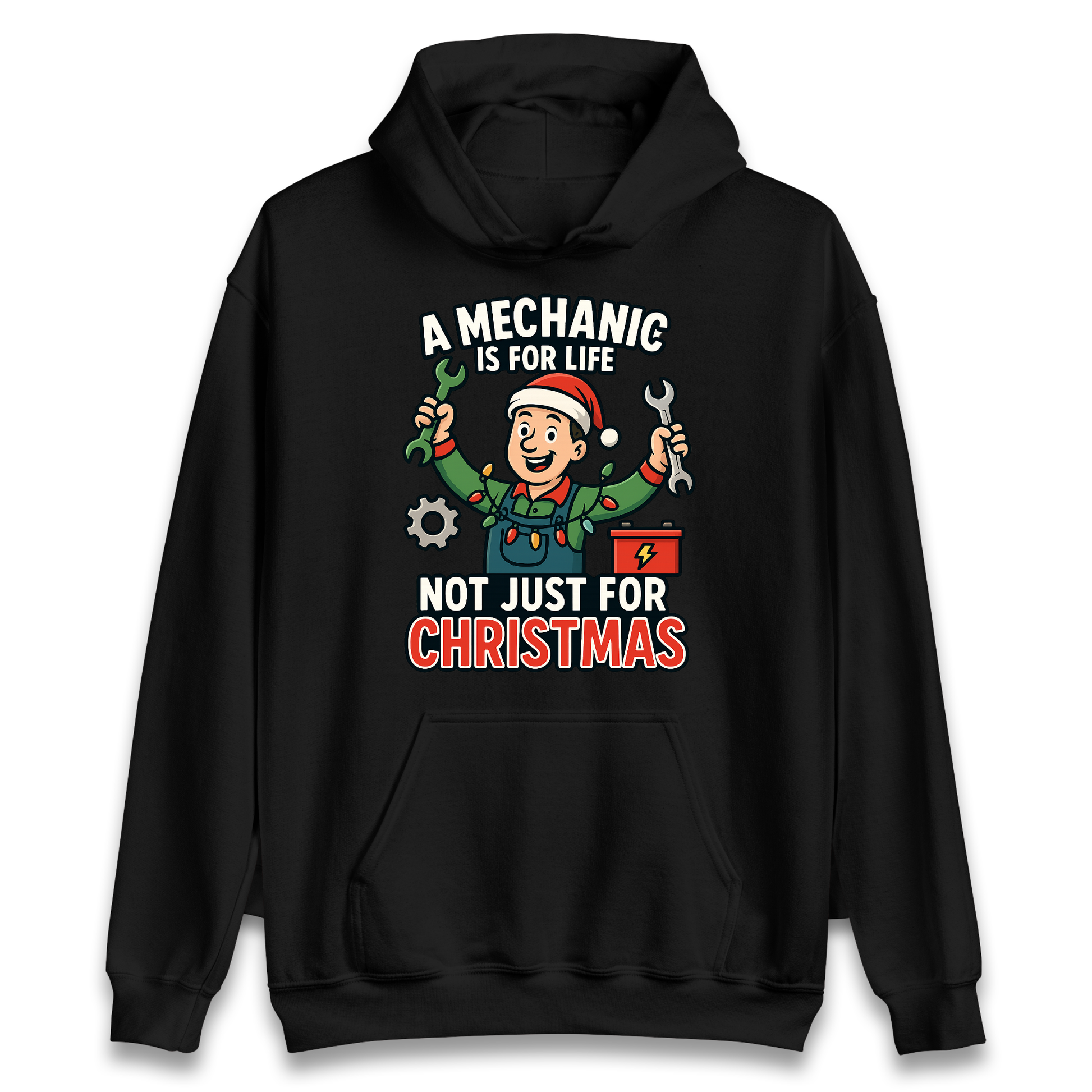 Mechanic Christmas Hoodie