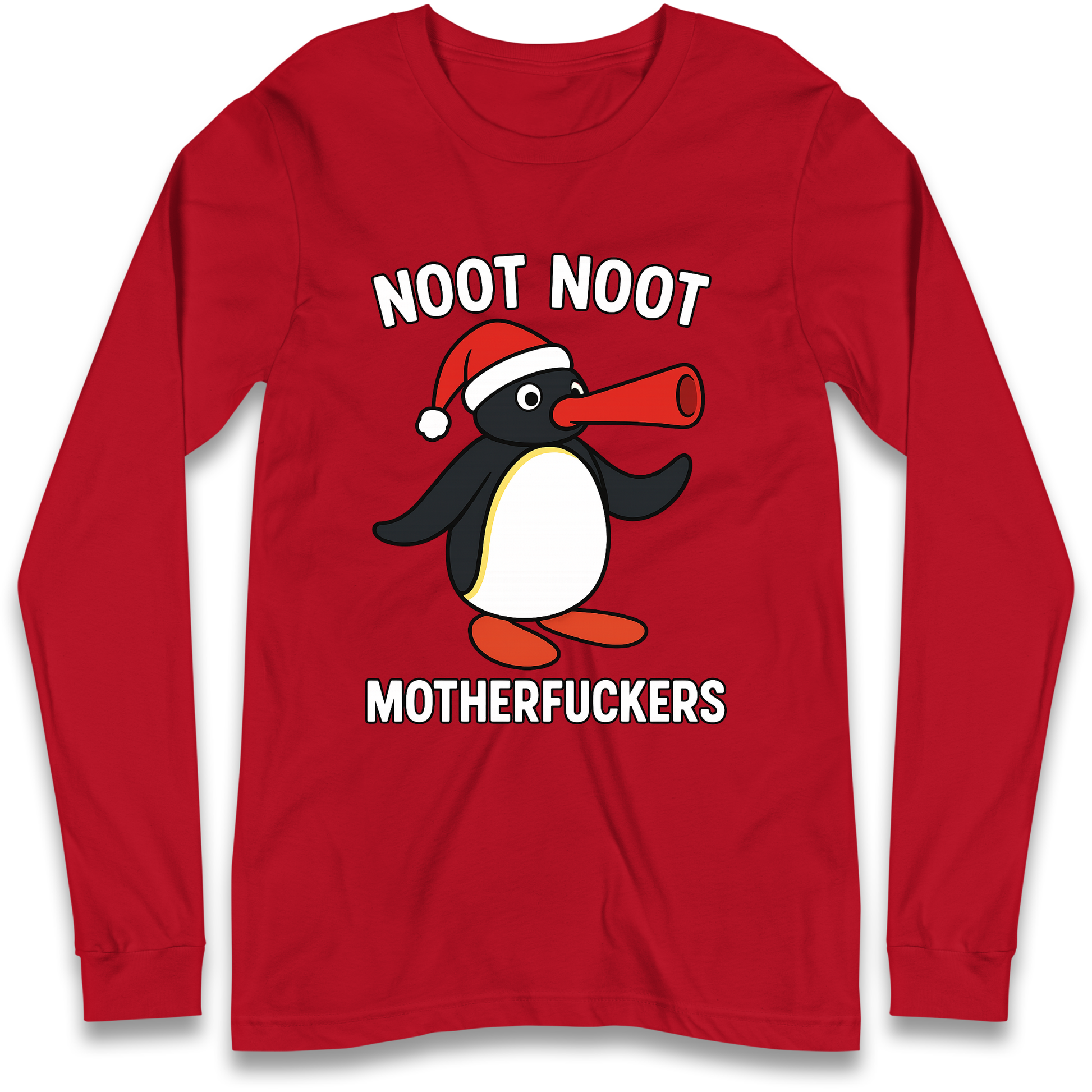 Pingu Christmas Longsleeve T Shirt