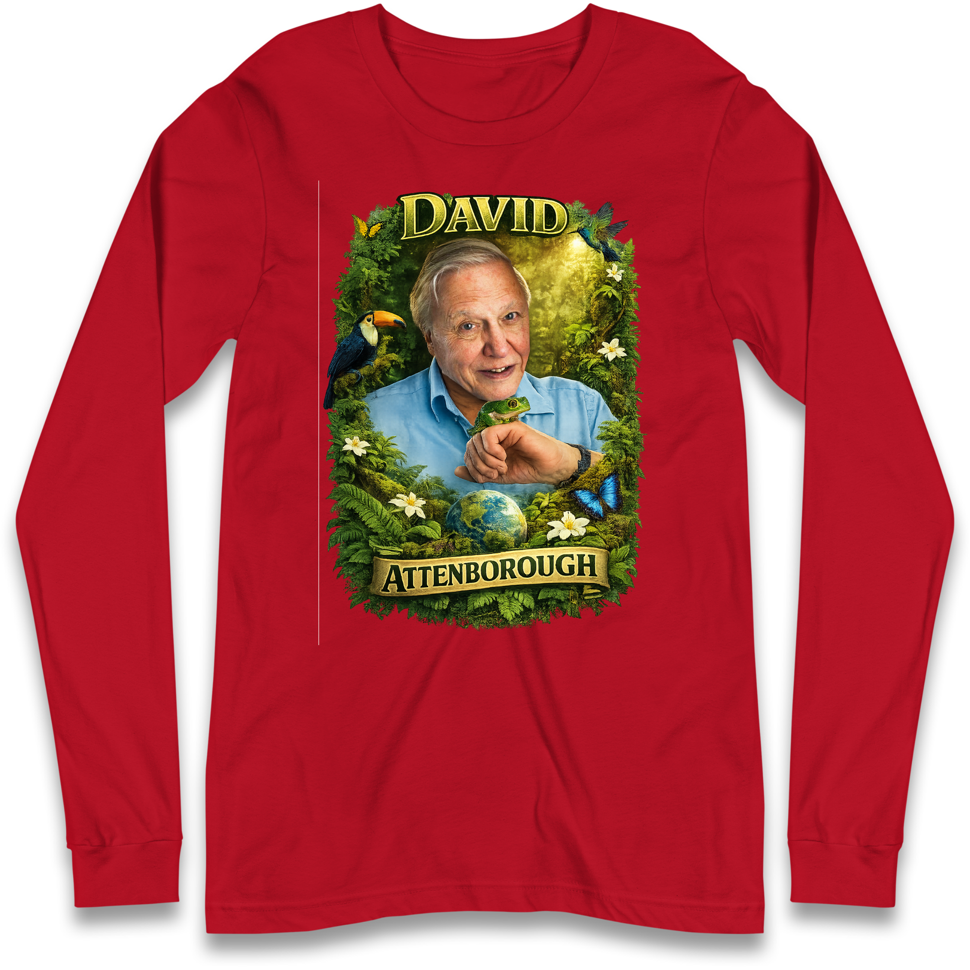 David Attenborough Longsleeve T Shirt